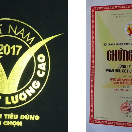 Danh hiệu hàng Việt nam chất lượng cao năm 2017